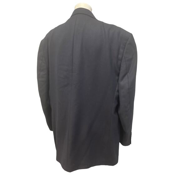 Hart Schaffner Marx Mens XXL Navy Blue Long Sleeve Button Up Suit Jacket Only - Picture 4 of 5